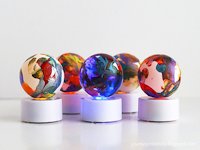 Journey into Creativity Colourful Tealight Planets